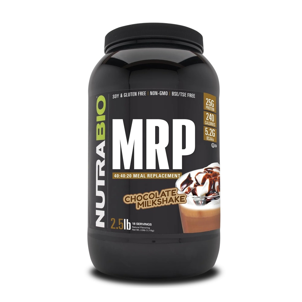 NutraBio MRP – 완전한 식사 보충 단백질 분말, 2.5lbs - 초콜릿