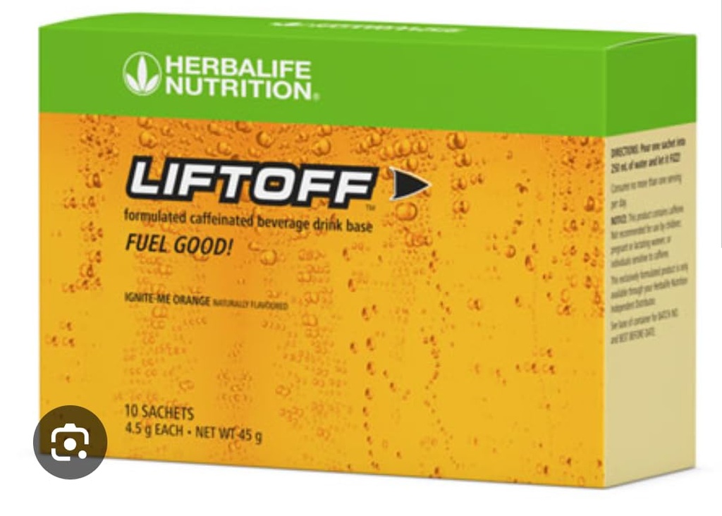 Herbalife Nutrition LIFTOFF Energy Stick Packs -Lemon-Lime Blast - 에너지, Clears Minds, 개선 집중, 30 카운트 (30 팩), Green Lemon-Lime Blast