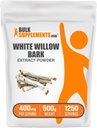 벌크Supplements.com 백색 Willow Bark 추출물 분말 - 초본 보충교재, 백색 Willow Bark 분말 - 글루텐 자유로운, 봉사 당 400mg, 500g (1.1 lbs) (1의 포장)