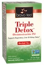 브라보 티 트리플 Detox 초본 차 카페인 무료, 20 티백