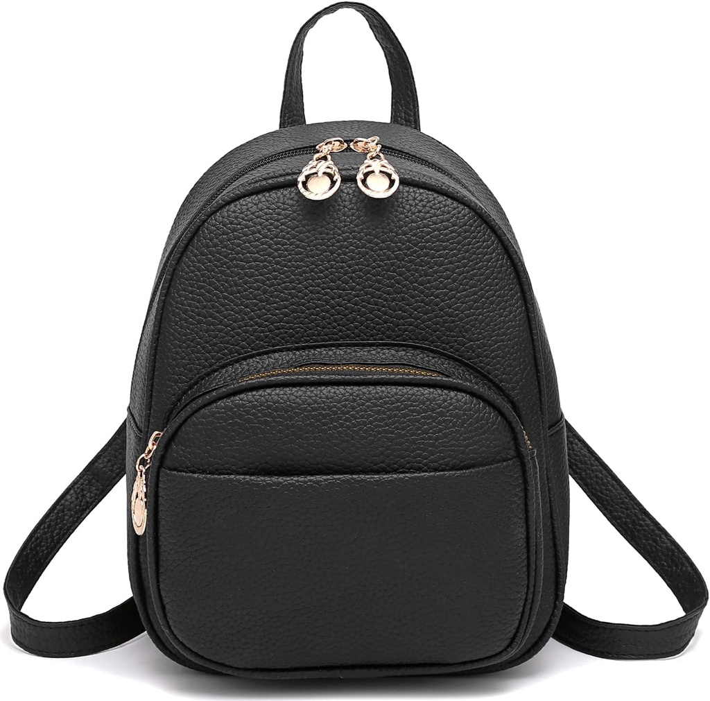 여성 소녀 가죽 배낭을위한 Barsine 미니 배낭 캐주얼 작은 Daypack 어깨 가방 포켓