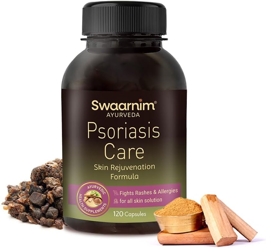Psoriasis 관리, Ayurvedic 여성 건강에 대 한 건강 보조 식품, 추가 화학 및 글루텐 무료, 120 캡슐