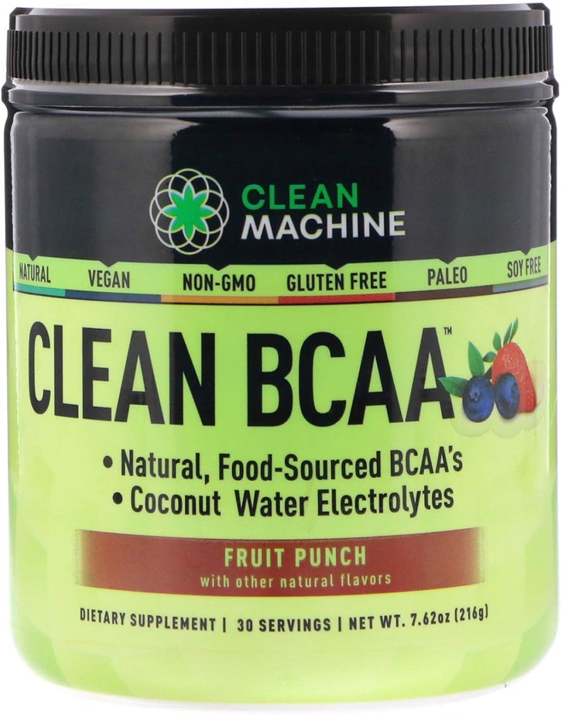청결한 기계 BCAA 과일 펀치 분말, 30Count