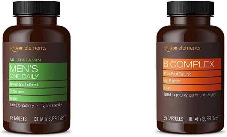 성분 남성 1개 매일 Multivitamin (65의 정제)와 성분 B Complex (65의 캡슐)