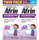 Afrin Children's Extra Moisturizing Nasal Mist, Non-Drowsy, 최대 12 시간 Stuffy Nose Relief, 어린이 연령 2 ~ 6, .5 fl oz (팩 2)