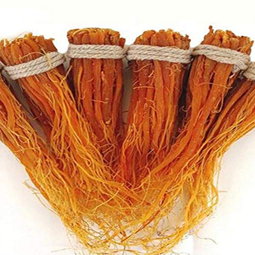ZYCSLOVMJGHD 빨간 한국인삼 뿌리 전체적인 뿌리 조각 - 빨간 Panax 인삼 뿌리 100g