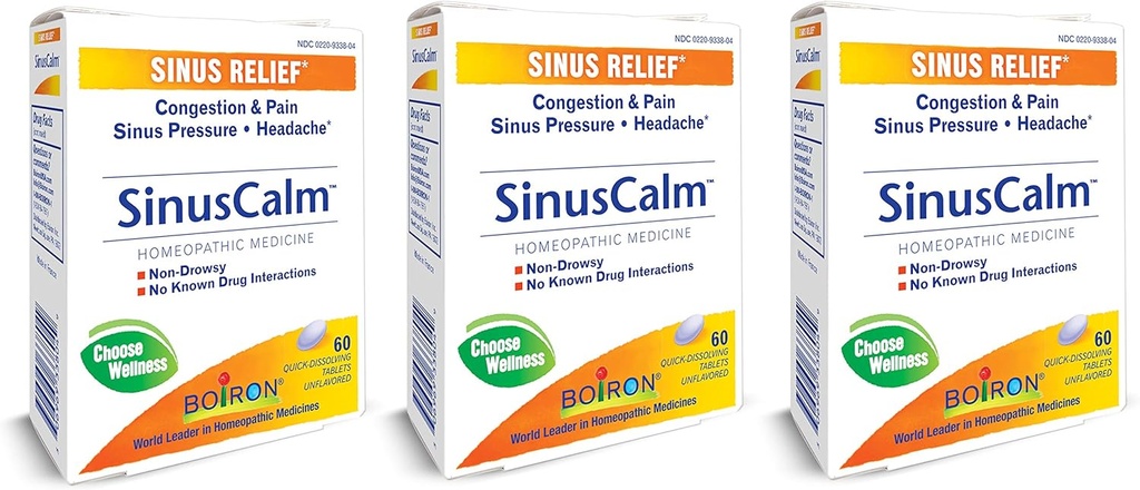 Boiron - Sinus Calm Sinus Relief - 1 각각 - 60 TAB