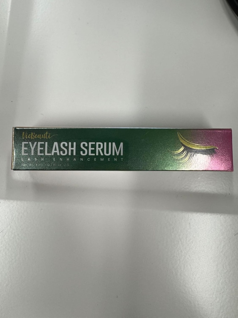 VieBeauti 3 mL Green Dual-Action Lash & Brow Revitalizer - 길이, 밀도 및 볼륨을 증폭
