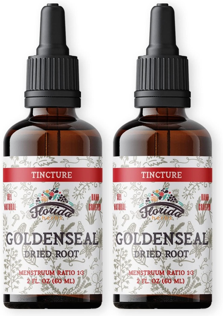 Goldenseal 뿌리 Tincture 2 Fl Oz (포장 2)