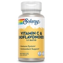 Citrus Bioflavonoids, 1:1 비율 - 산화 방지제 및 면역 지원 보충교재를 가진 SOLARAY 비타민 C 500mg - 로즈 엉덩이와 Acerola, Vegan, 60 일 보증, 50의 서빙, 100개의 VegCaps를 가진 비타민 C