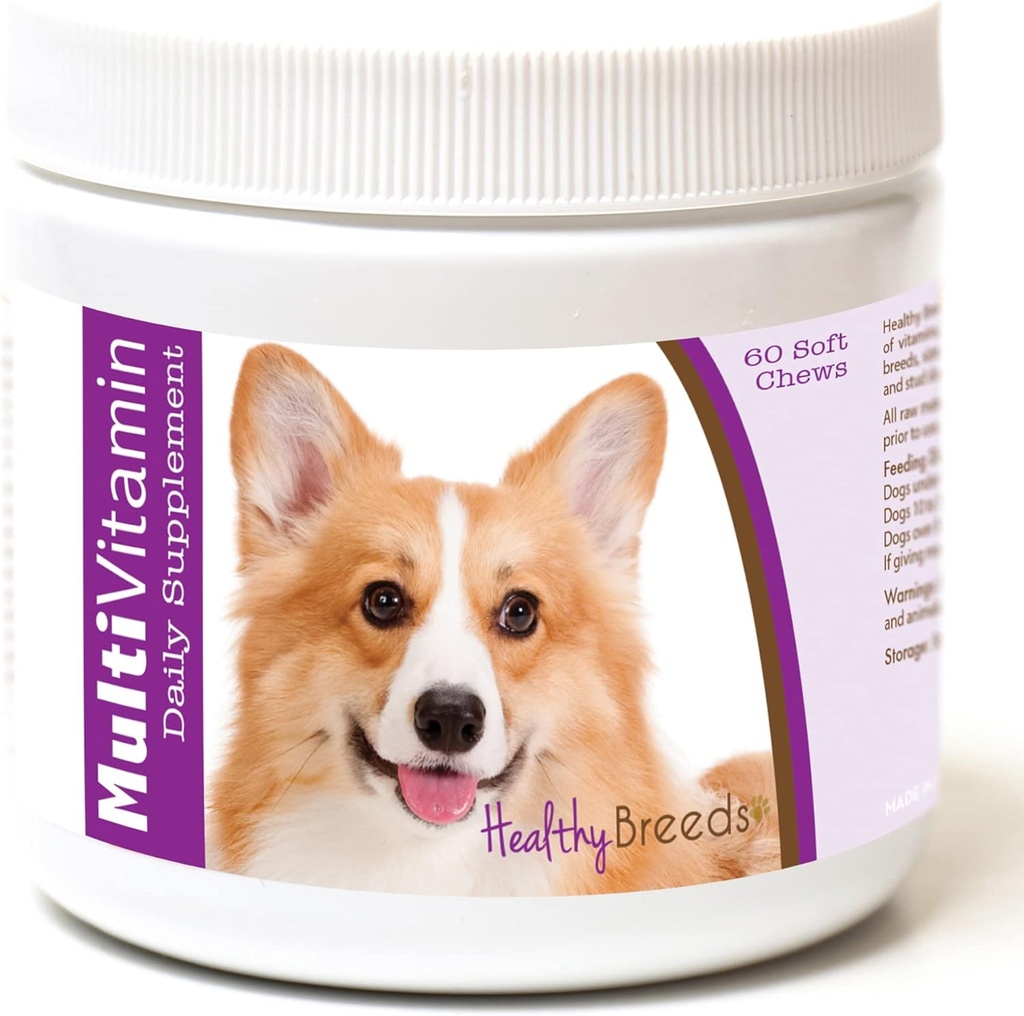 건강한 Breeds Pembroke Welsh Corgi 다 비타민 연약한 Chews 60 조사