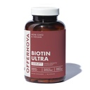 Offernova Biotin Ultra - 비타민 Para el Cabello con Biotina - Pastillas para Crecimiento del Pelo y Barba | Fortalece el Pelo Piel y Unas - 120 타블렛
