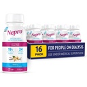 Dialysis, 19g 단백질, 420 칼로리, 바닐라, 8 fl oz, 16의 팩에 사람들을 위한 Nepro 영양 셰이크