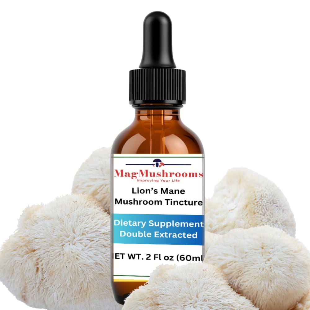 사자 Mane Tincture, 높은 효능, 두 배 추출, 60 매일 복용량