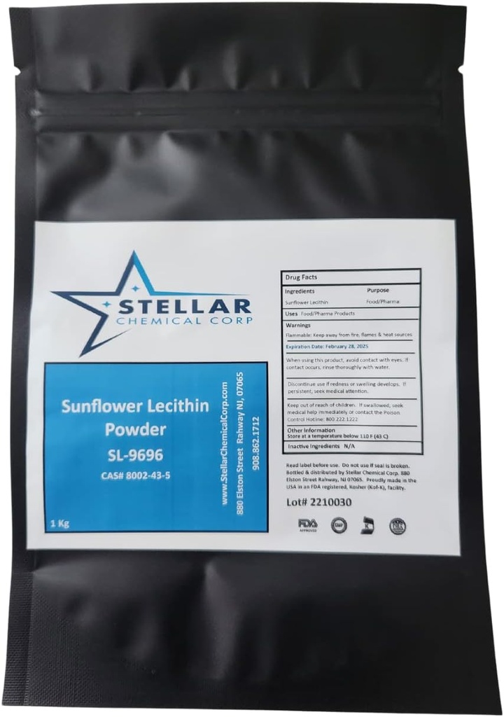 해바라기 Lecithin 분말 유화제, 찬 압박해, Liposomal 비타민 C~ 500 그램을 만들기 ~