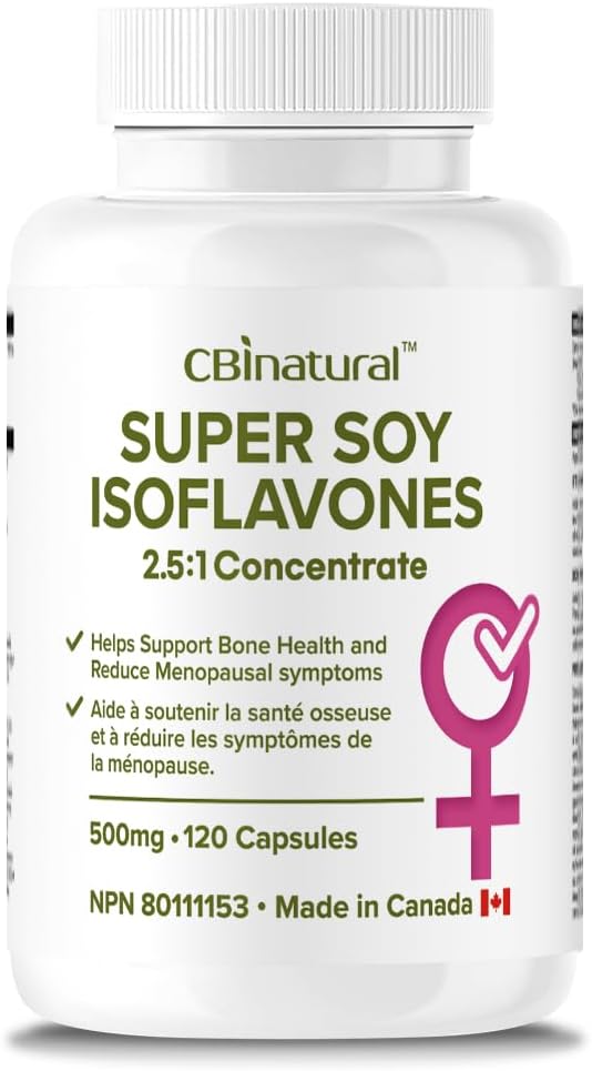 콩 Isoflavones 2.5 : 1 추출물 500mg (1250mg Equivalent), 여성 복지 지원, 120 Vegan 캡슐, 4 월 공급, 비 GMO, 글루텐 무료