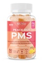SUKU 비타민 - PMS Gummy Supplement with Chasteberry to Relieve PMS and Menopause Peach Mango Gummies (50 개)