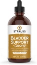 Strauss Naturals Bladder Support는 Urinary System Support, Gluten-Free, Soy-Free 및 Non-GMO, 7.6 fl oz의 천연 보충제를 지원합니다.