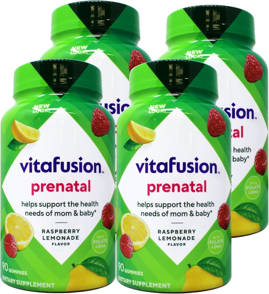 VitaFusion PreNatal Gummies, 90 개 (포장 4)
