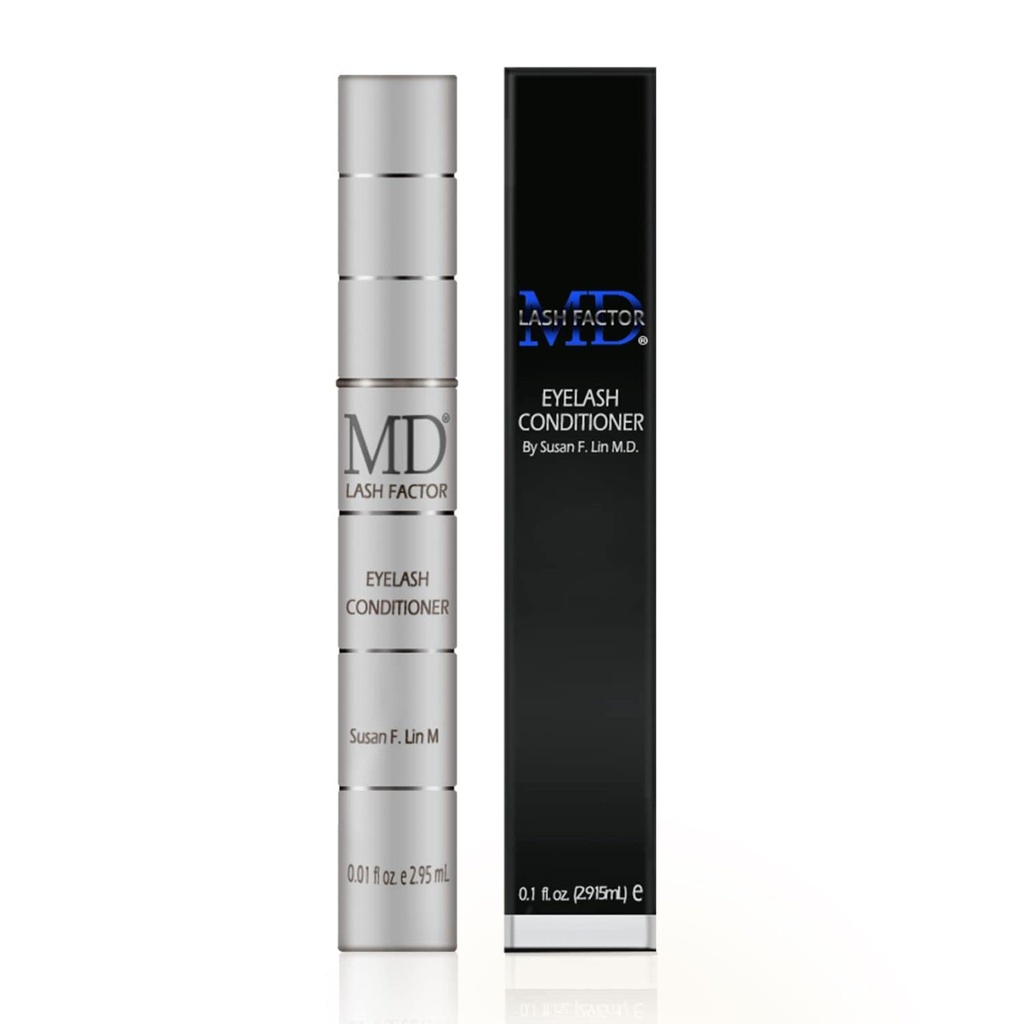 MD Lash Factor Eyelash 컨디셔너 – 0.1 fl oz, 3-Month 공급 – 두껍게 Lashes를 위한 펩티드와 Biotin를 가진 매일 Lash Serum