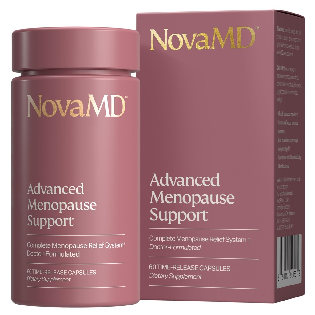 임상적으로 입증 된 Menopause는 체중 관리, 핫 플래시, 나이트 스웨터 및 낮은 에너지에 대한 보충을 보충합니다 | 여자를위한 멀티-Symptom Menopause 보충