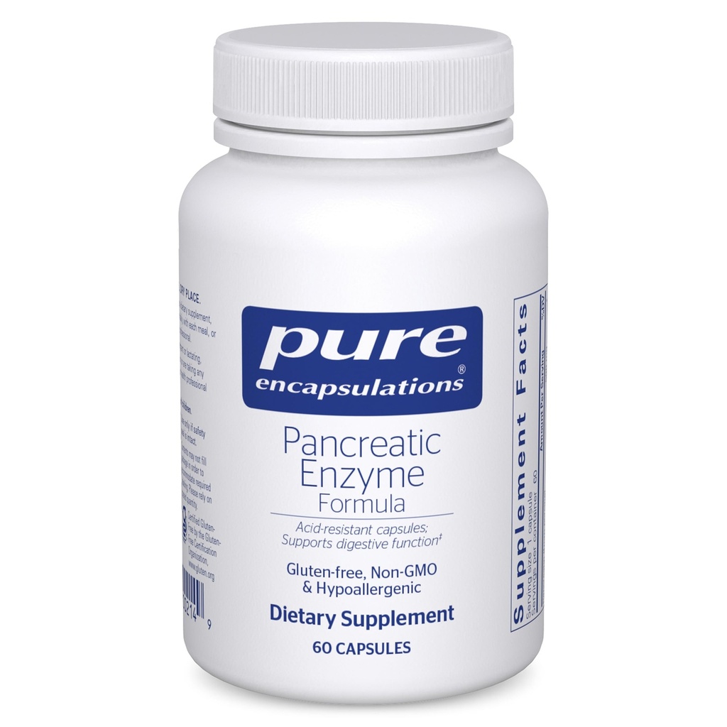 순수한 캡슐화 Pancreatic 효소 공식 - 소화를 위한 소화 효소 효소 - 힘 Gut Health* - 표적 납품 캡슐 - 글루텐 자유로운 & 비 GMO - 60의 캡슐