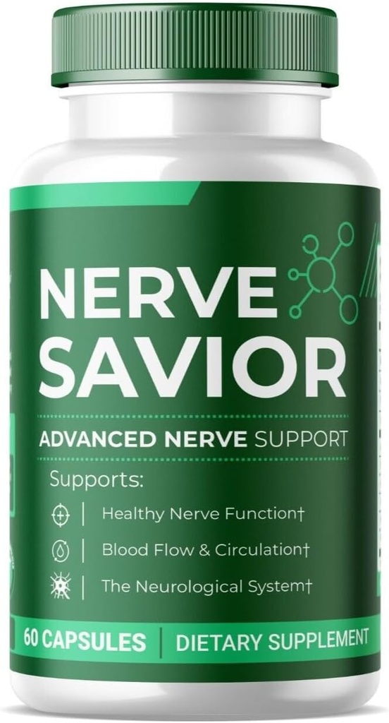Nerve Savior 건강 보충교재 60의 캡슐 진짜 Nerve Savior