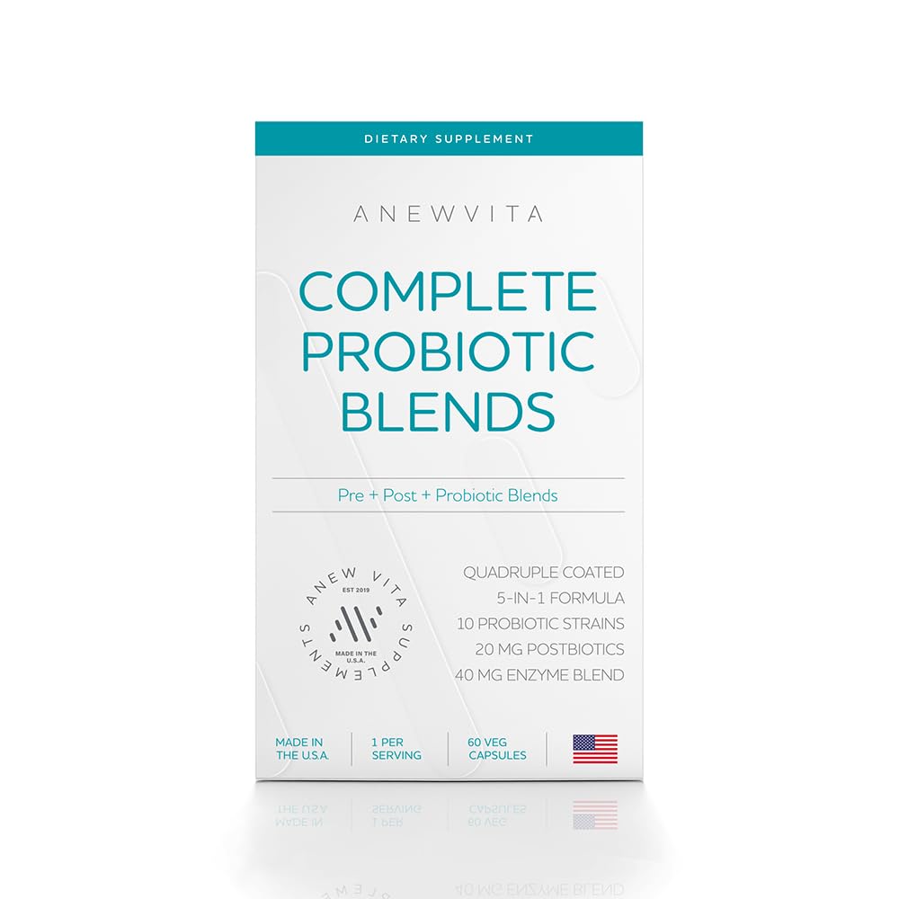 프로바이오틱 혼합 완료: 5-in-1 다이제스트 효소, 아연, Postbiotic, Prebiotics 및 Probiotics 여성 & 남성, 여성 다이제스트 및 Gut 건강에 대한 Provitalize | 10 Strains 20 Billion CFU, 60ct Softgels