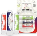 iBreathEZ Nasal Sinus Inhaler Kit는 에너지, 스트레스, Decongesting & Cold 또는 Allergy Relief (3 팩)에 필수적인 오일을 가진 ENT Surgeons에 의해 공식화했습니다.