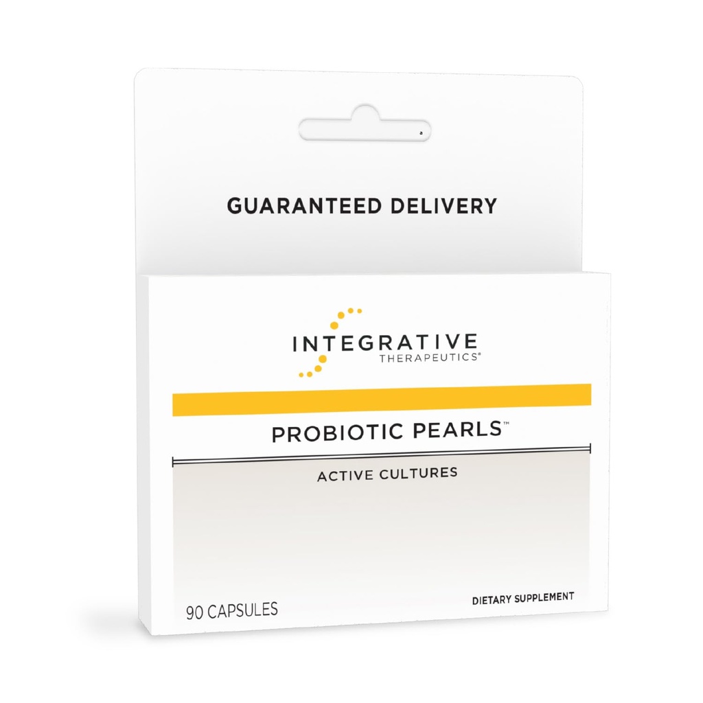 통합 Therapeutics Probiotic Pearls - Gut Health Support*의 일일 소화 보충 - 면역 건강 지원을위한 Probiotic 캡슐 * - Soy-Free - 90 Count (90 서빙)