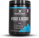 Wilderness Athlete - Hydrate & Recover | Liquid Hydration Powder Electrolyte Drink Mix - Bcaas와 패스너를 복구 - 비타민 C 1000mg의 하이드로 테 파우더 - 30 서빙 욕조 (베리 폭발)