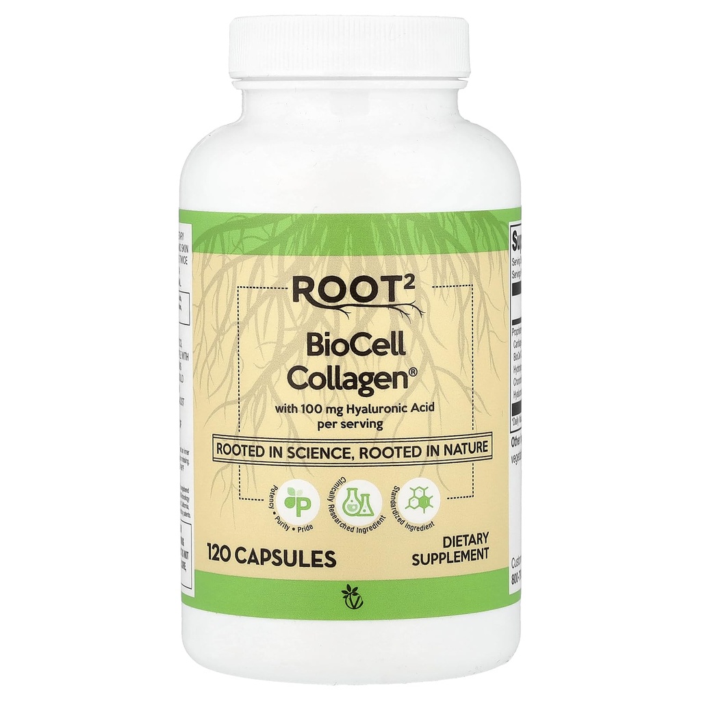 BioCell Collagen II를 가진 Vitacost Hyaluronic 산 - 서빙 당 100 mg - 120의 캡슐
