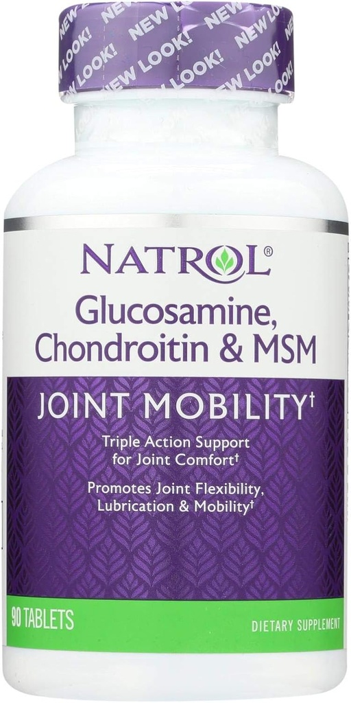 Natrol 글루코사민 Chondroitin 및 MSM - 90 정제