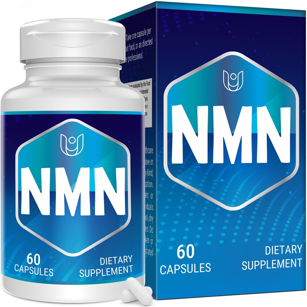 NMNH (Dihydronicotinamide Mononucleotide), 우리 나이로 NAD + 레벨을 밀어주는 NAD 보충 (Nicotinamide Riboside보다 더 효과적 일 수있다), NMNH 보충 - 60 캡슐 (60 인분)