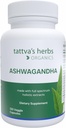 Tattva의 허브 유기 Ashwagandha 캡슐 보충교재, 2 달 공급, 120의 Veggie 캡슐