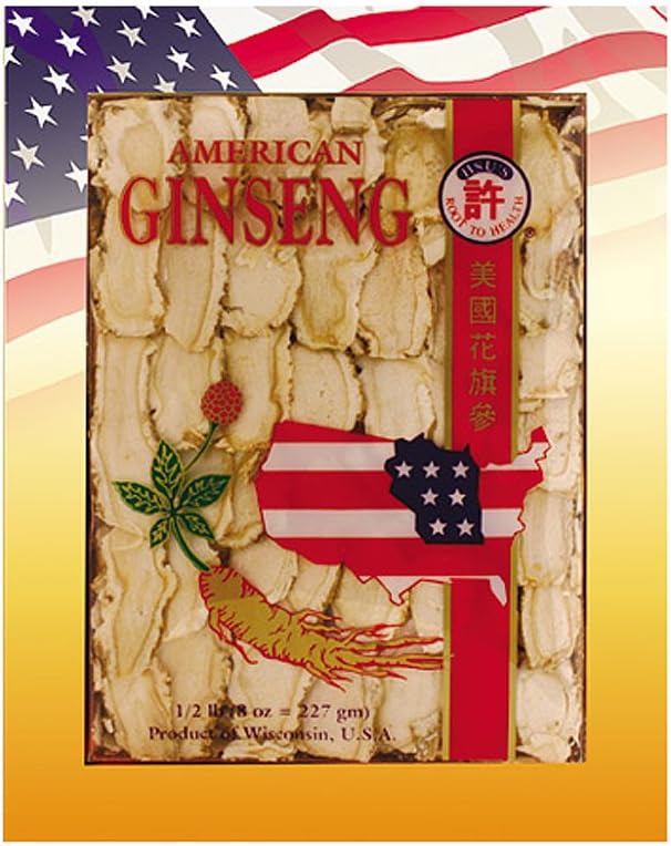 Hsu's Ginseng SKU 126-8 | 믹스 중형 슬라이스 | 마라톤 카운티, 위스콘신 미국에서 재배한 미국 인삼 |  8花花 | 8oz Box, 西Y, B003TMQ29Y