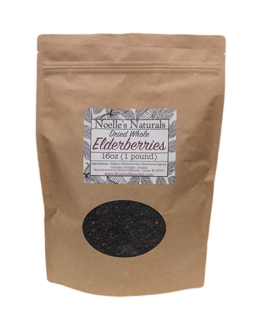 건조 전체 Elderberry - 1 파운드 대량 - 도매 Elder Berry - Elderberry Syrup, 차, Gummies, Immune 지원 - Non-Irradiated - Non-Gmo - 자연 및 유기