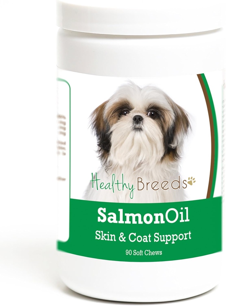 건강한 Breeds Shih Tzu Salmon 기름 연약한 Chews 90 조사