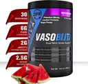 VASOBLITZ 상, NO3T Arginine Nitrate, L-Citrulline, Betaine Anhydrous, 칼슘 Lactate, Muscular Endurance (30 서빙) (수박)를 위한 카페인 자유로운 이중 니트로 산화물 전 운동
