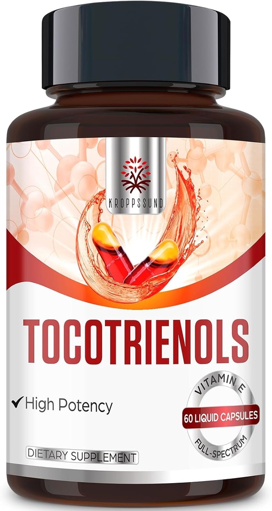 Kroppssund Tocotrienol 보충교재 가득 차있는 스펙트럼, Tocotrienol 비타민 E Tocotrienols 800mg - 60의 액체 채워진 캡슐