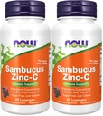 지금 보충 교재, Elderberry 농축물과 비타민 C, 60 Lozenges (패키지 2)를 가진 Sambucus 아연 C