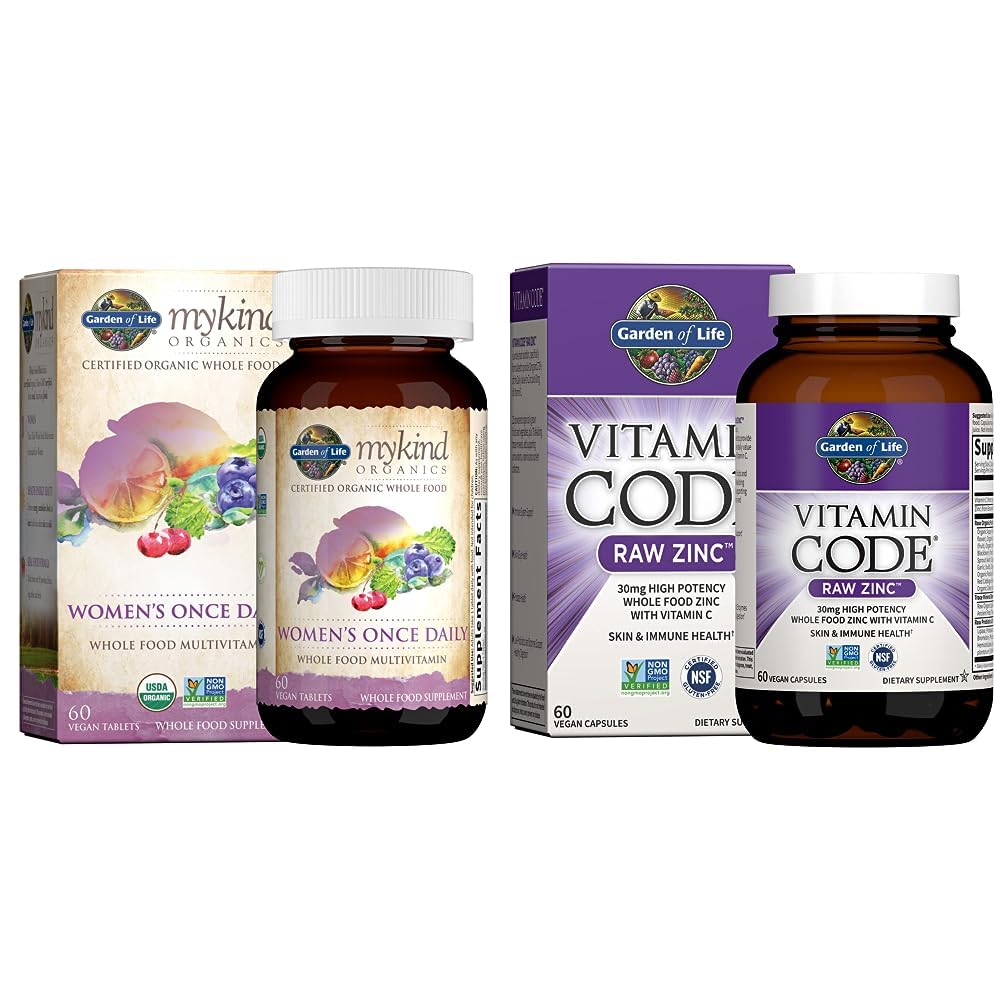 생활의 정원 여자의 Multivitamin 및 아연 보충 번들 (2 항목)