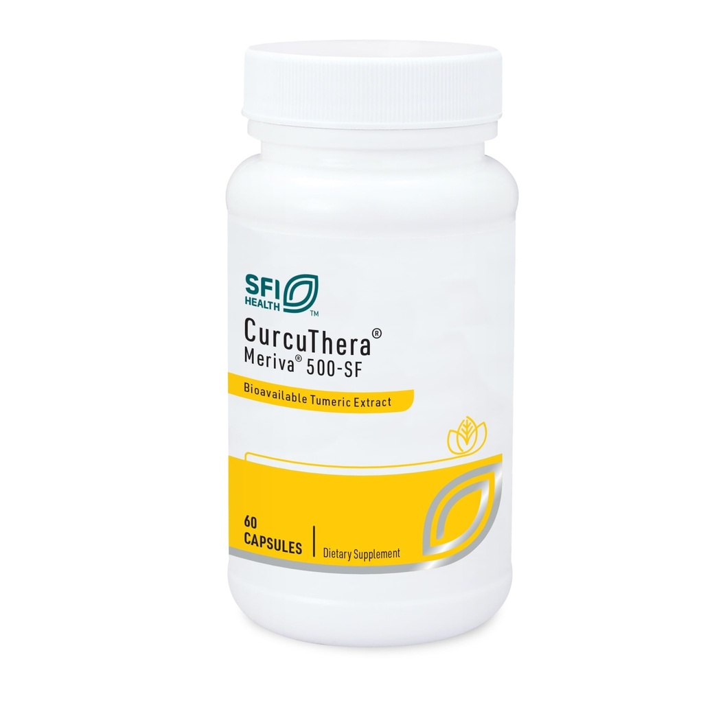 Klaire Labs SFI 건강 CurcuThera - 29x Higher Bioavailability & 특허받은 Phytosome 배달 기술, Hypoallergenic, Vegan (60 캡슐)를 가진 500 밀리그램 Meriva Curcumin Complex