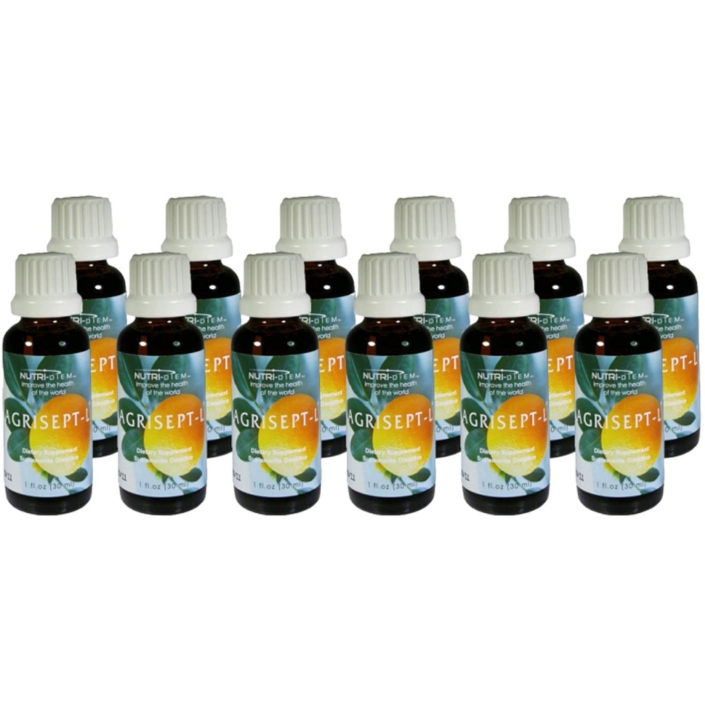 Agrisept - L 산화 방지제 30ml (1 oz) Nutri-Diem Inc.의 12 병