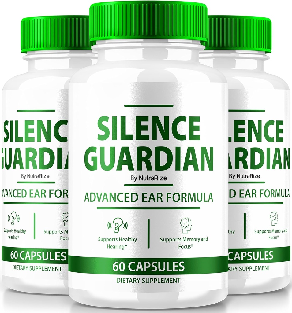(3 팩) Silence Guardian - Advanced Ear Formula, 360 Hearing Support 공식 공식 공식, 감사 건강 유지, SilenceGuardian 검토 (180 캡슐)