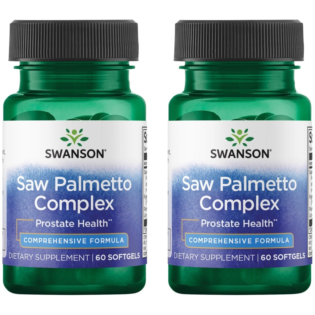 Swanson Saw Palmetto Complex 60 Sgels (2 팩)