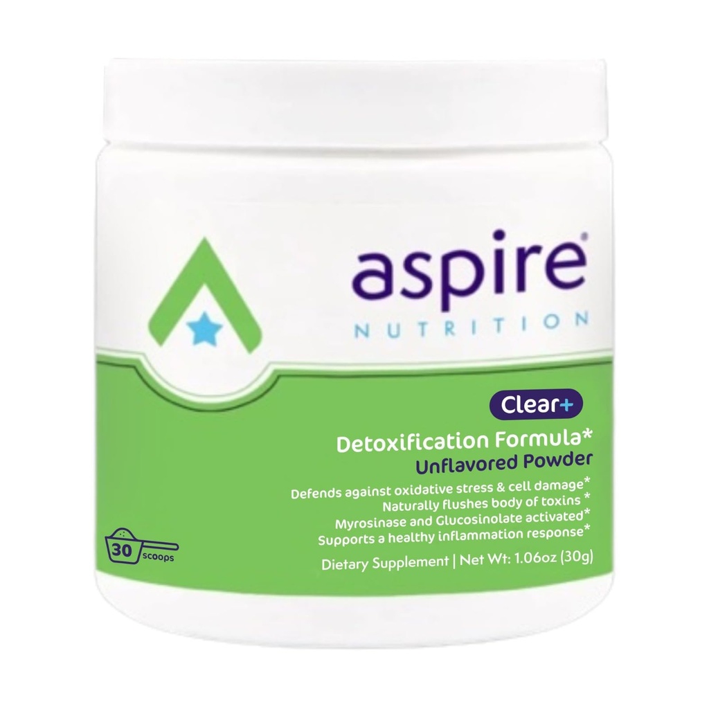 Aspire Nutrition Bio-Clear Detoxification 30 일 공급 Dietary 보충교재 Unflavored 분말