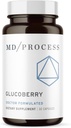 GlucoBerry Maqui Berry Extract with Chromium Picolinate for Blood Health Support - Biotin and Gymnema Sylvestre - 의사 공식화 - 30 캡슐