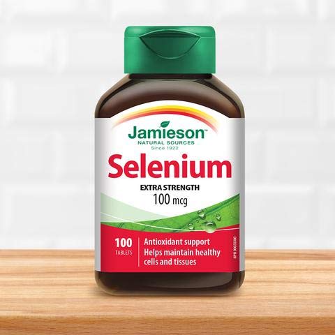 Jamieson 셀렌 효모 100mcg, 100 정제